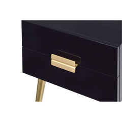 Denvor Black End Table - Ornate Home