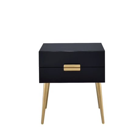 Denvor Black End Table - Ornate Home