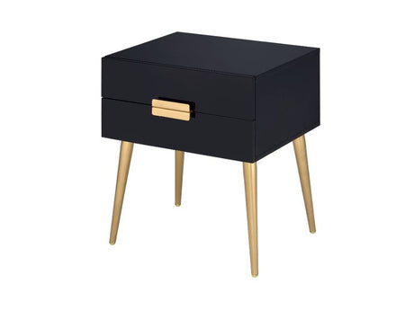 Denvor Black End Table - Ornate Home