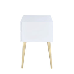Denvor White End Table - Ornate Home
