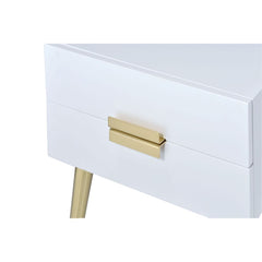 Denvor White End Table - Ornate Home