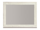 Denys Brushed White Mirror - Ornate Home
