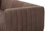 Denys Grey Leather Sofa - Ornate Home