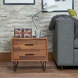 Deoss Walnut Nightstand/Accent Table - Ornate Home