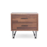 Deoss Walnut Nightstand/Accent Table - Ornate Home