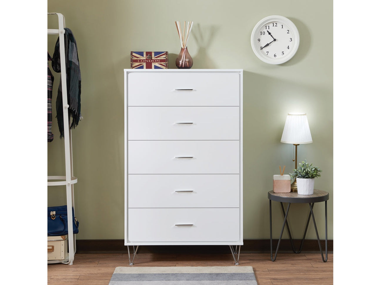 Deoss White Chest - Ornate Home