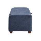 Derby Blue Storage Bench - Ornate Home