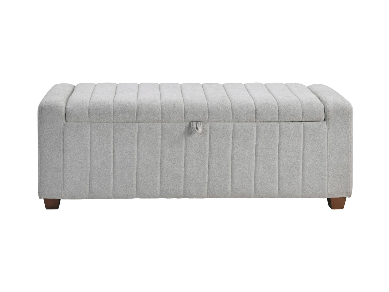 Derby Gray Storage Bench - Ornate Home