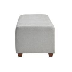 Derby Gray Storage Bench - Ornate Home