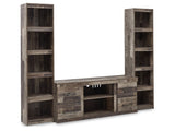 Derekson Multi Gray 3-Piece Entertainment Center - Ornate Home