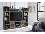 Derekson Multi Gray 4-Piece Entertainment Center (Online Special Price) - Ornate Home