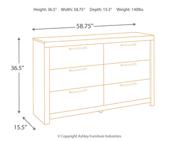 Derekson Multi Gray Dresser - Ornate Home