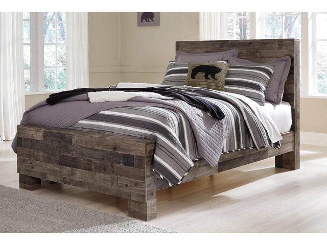 Derekson Multi Gray Full Panel Bed (Online Special Price) - Ornate Home