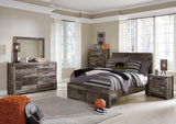 Derekson Multi Gray Full Panel Bed - Ornate Home