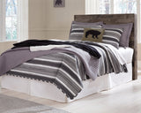 Derekson Multi Gray Full Panel Headboard, Dresser and Nightstand (Online Special Price) - Ornate Home