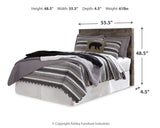 Derekson Multi Gray Full Panel Headboard, Dresser and Nightstand (Online Special Price) - Ornate Home