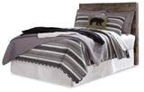 Derekson Multi Gray Full Panel Headboard, Dresser and Nightstand (Online Special Price) - Ornate Home