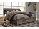 Derekson Multi Gray King Panel Bed (Online Special Price) - Ornate Home