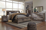 Derekson Multi Gray King Panel Bed (Online Special Price) - Ornate Home