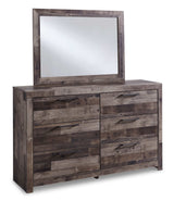 Derekson Multi Gray King Panel Bedroom Set / 4pc (Online Special Price) - Ornate Home