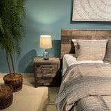 Derekson Multi Gray King Panel Bedroom Set / 4pc (Online Special Price) - Ornate Home