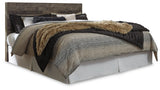 Derekson Multi Gray King Panel Headboard, Dresser, Mirror and Nightstand - Ornate Home