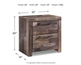 Derekson Multi Gray King Panel Storage Bedroom Set with Dresser, Mirror and Nightstand (Online Special Price) - Ornate Home