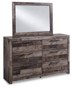 Derekson Multi Gray King Panel Storage Bedroom Set with Dresser and Nightstand - Ornate Home