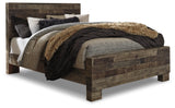 Derekson Multi Gray Queen Bed with Mirrored Dresser and Nightstand (Online Special Price) - Ornate Home