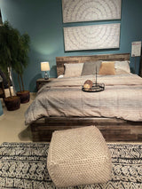 Derekson Multi Gray Queen Panel Bed (Online Special Price) - Ornate Home