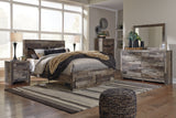 Derekson Multi Gray Queen Panel Bed w/2 Storage Drawers (Online Special Price) - Ornate Home