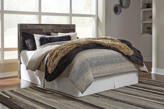 Derekson Multi Gray Queen Panel Bedroom Set with Dresser, Mirror and Nightstand - Ornate Home