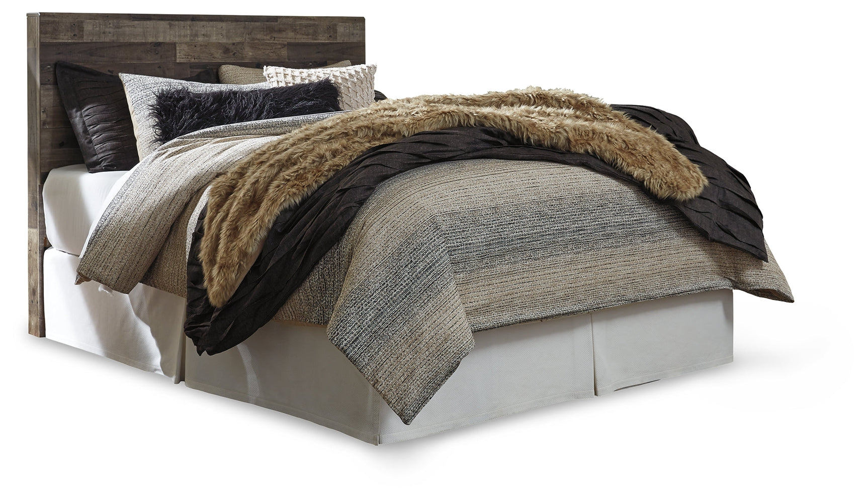 Derekson Multi Gray Queen Panel Headboard, Dresser, Chest and Nightstand (Online Special Price) - Ornate Home