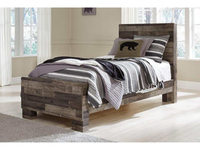 Derekson Multi Gray Twin Panel Bed (Online Special Price) - Ornate Home