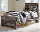 Derekson Multi Gray Twin Panel Bedroom Set with Chest - Ornate Home
