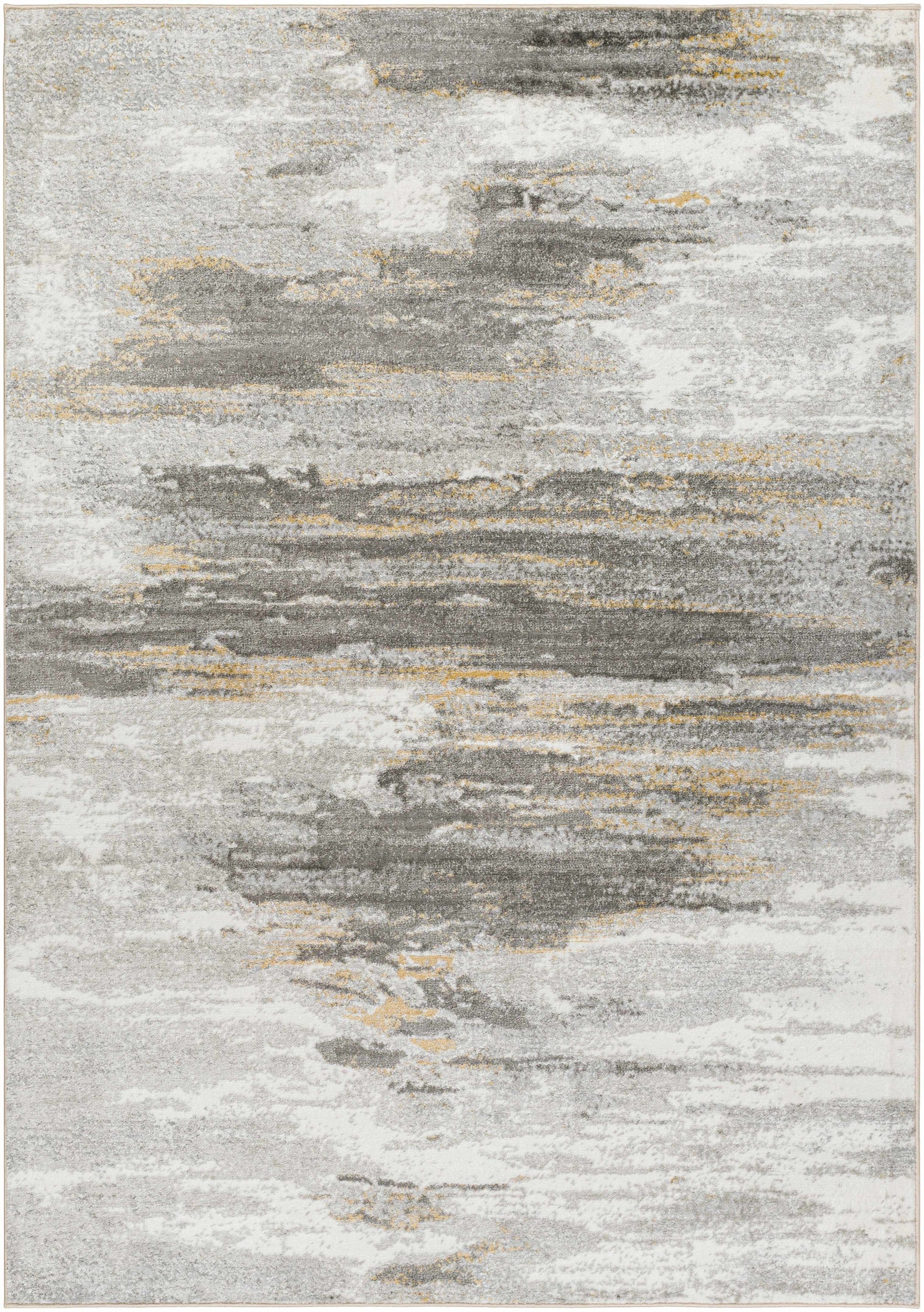 Derex Abstract Gray Rug - Ornate Home