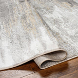 Derex Abstract Gray Rug - Ornate Home