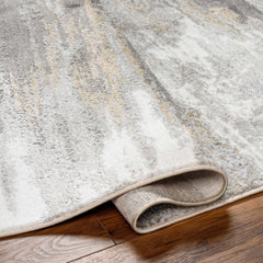 Derex Abstract Gray Rug - Ornate Home