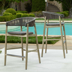 Dermott Brown Outdoor Bar Stool - Ornate Home