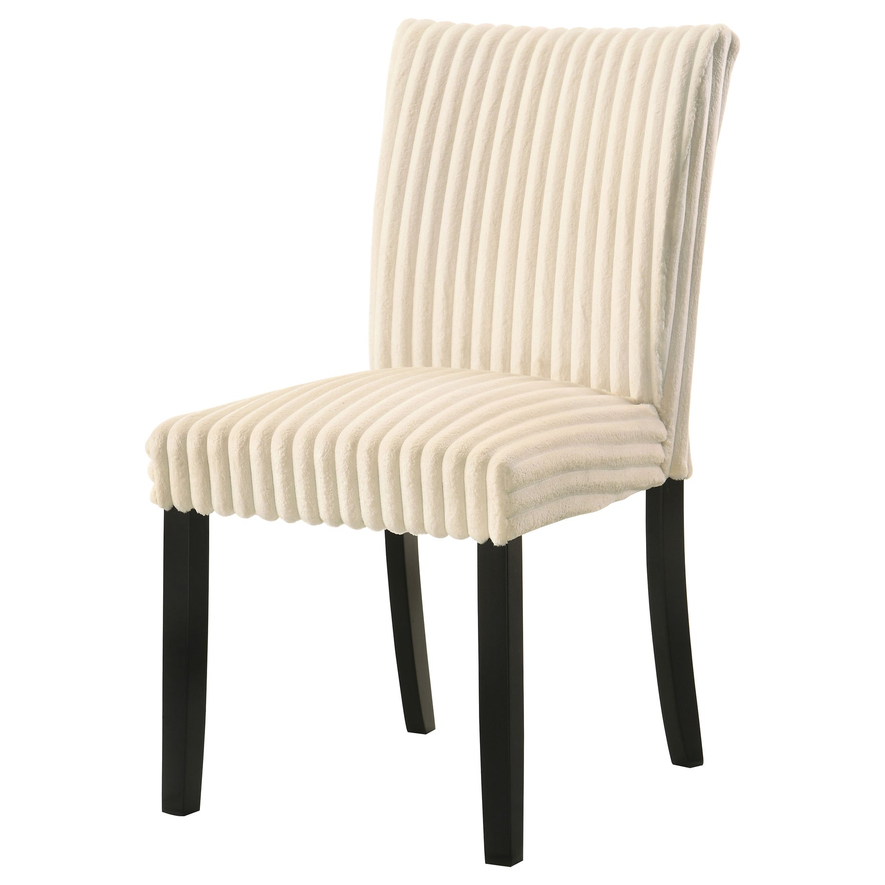 Dermott Cream Upholstered Parson Dining Side Chair (Set of 2) - Ornate Home