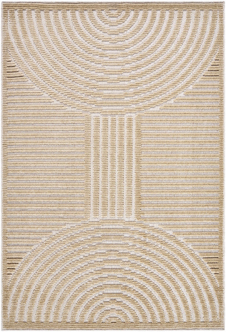 Deron Beige Washable Area Rug - Ornate Home