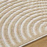 Deron Beige Washable Area Rug - Ornate Home