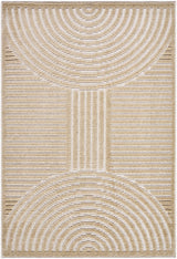 Deron Beige Washable Area Rug - Ornate Home