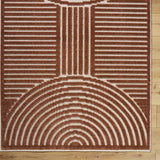 Deron Brown Washable Area Rug - Ornate Home