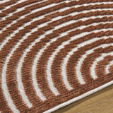 Deron Brown Washable Area Rug - Ornate Home