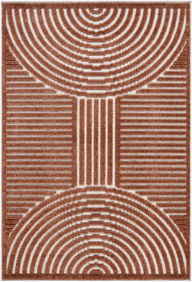 Deron Brown Washable Area Rug - Ornate Home