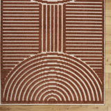 Deron Brown Washable Area Rug - Ornate Home