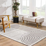 Deron Gray Rainbow Washable Rug - Ornate Home