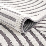 Deron Gray Rainbow Washable Rug - Ornate Home