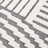 Deron Gray Rainbow Washable Rug - Ornate Home
